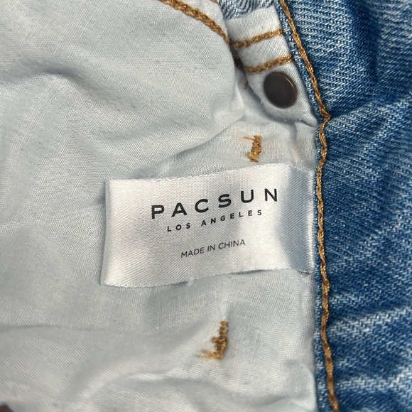 PACSUN button-up ripped women’s blue jeans size 23 - Picture 11 of 14